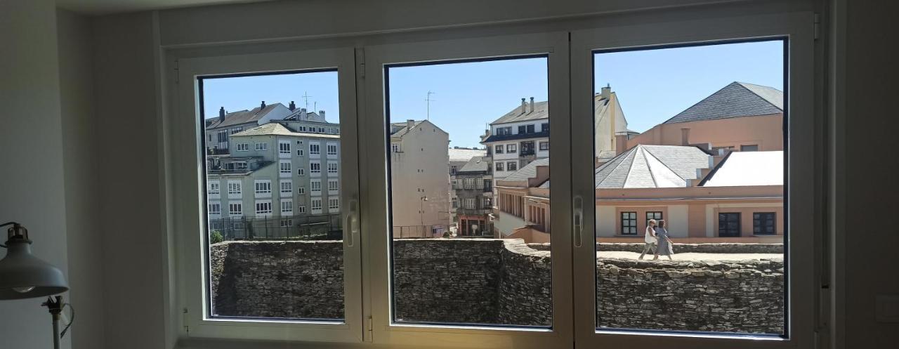 Adarve, Con Parking Y Vistas A La Muralla ลูโก ภายนอก รูปภาพ